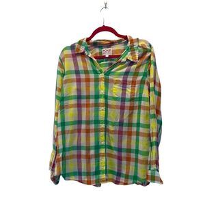 Old Navy Lightweight Plaid Button-down Shirt